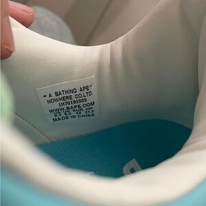 A Bathing Ape Blue Sneakers